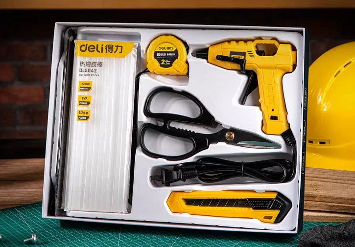 What are the applications of hot melt glue guns?