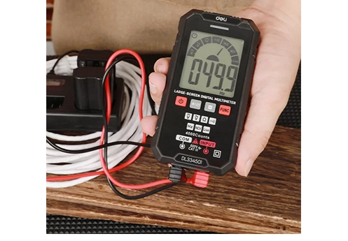 How to use the large display multimeter?